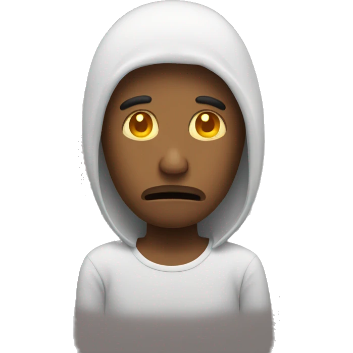 Depressed person emoji
