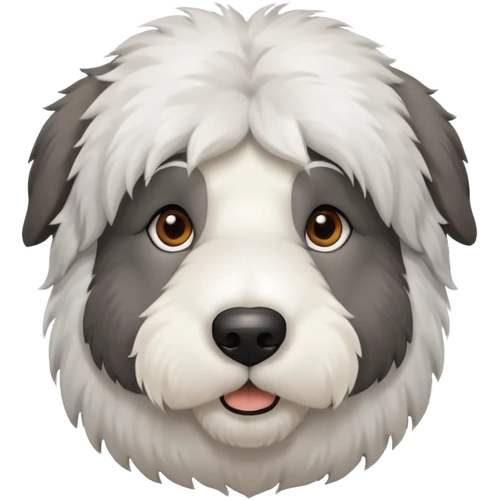 Perro viejo pastor inglés emoji