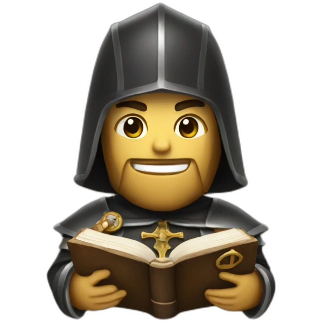 templar holding bible emoji