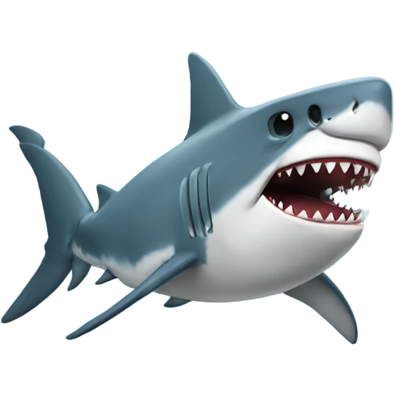 drunk shark  emoji