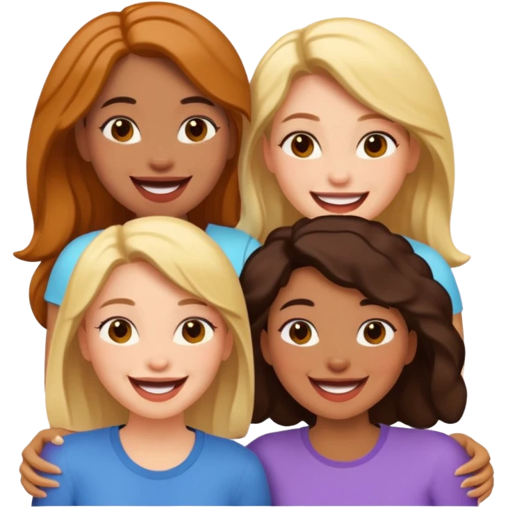 3 girlfriends emoji