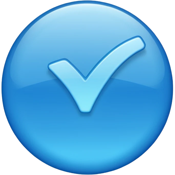 blue tick tiktok emoji