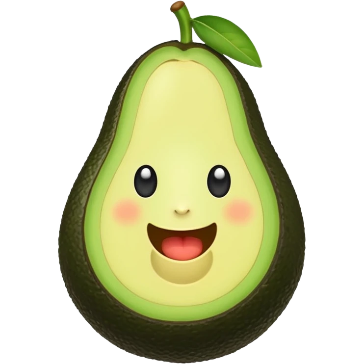 Happy avocado  emoji