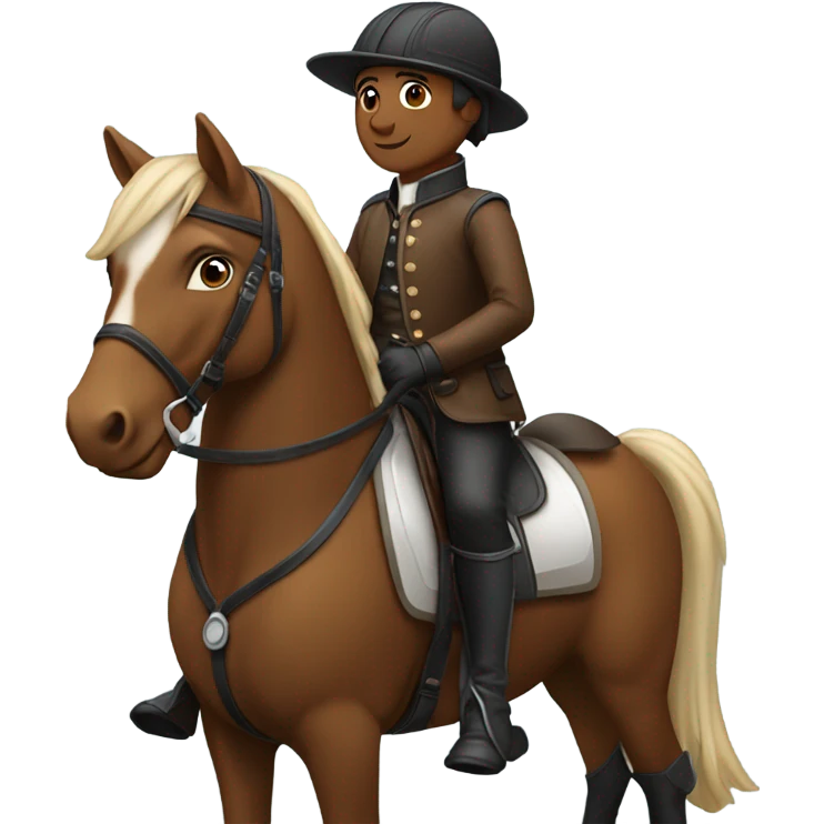 Yurun as equestrian  emoji