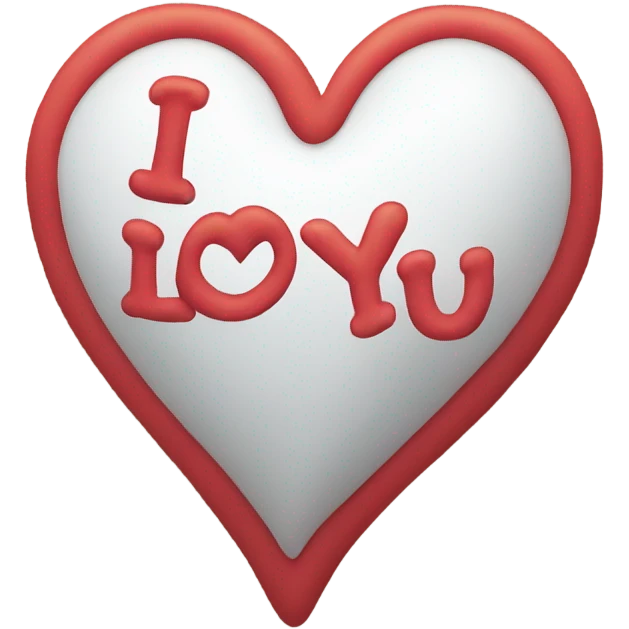 A heart saying “I love you” emoji