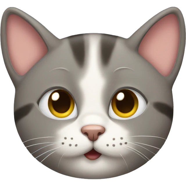 Cat blushing emoji