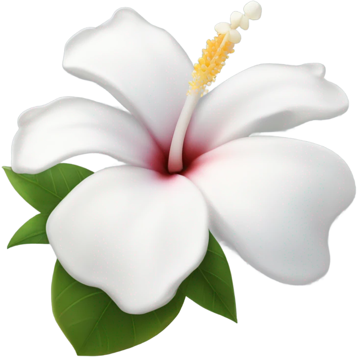 White tropical flower emoji