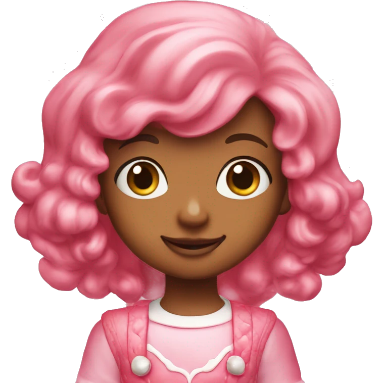 strawberry shortcake pink milky emoji