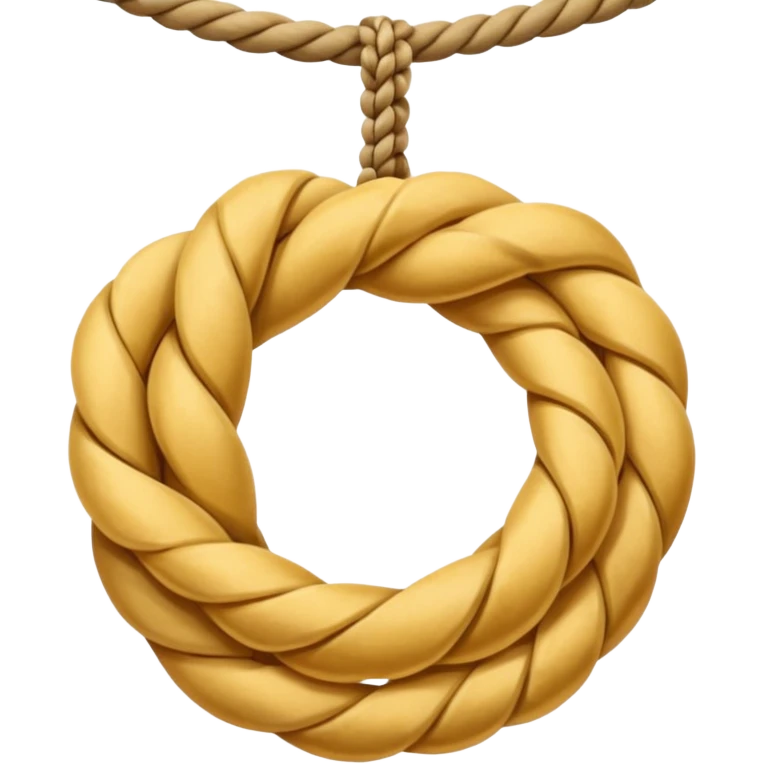 rope tied to the ceiling emoji
