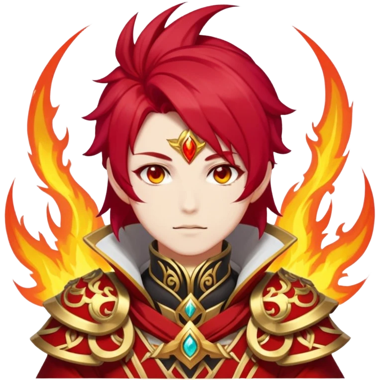 Mavuika The Pyro Archon from Genshin Impact emoji
