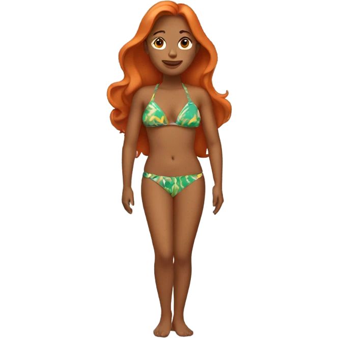 Angela ginger big bikini emoji