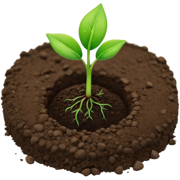 A small green seedling with two tiny leaves just sprouting from soil, with a subtle 1% symbol nearby, symbolizing incremental growth and the 1% improvement principle emoji
