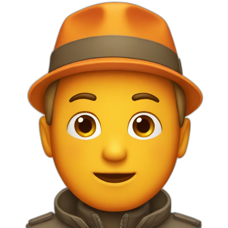 Canard orange emoji