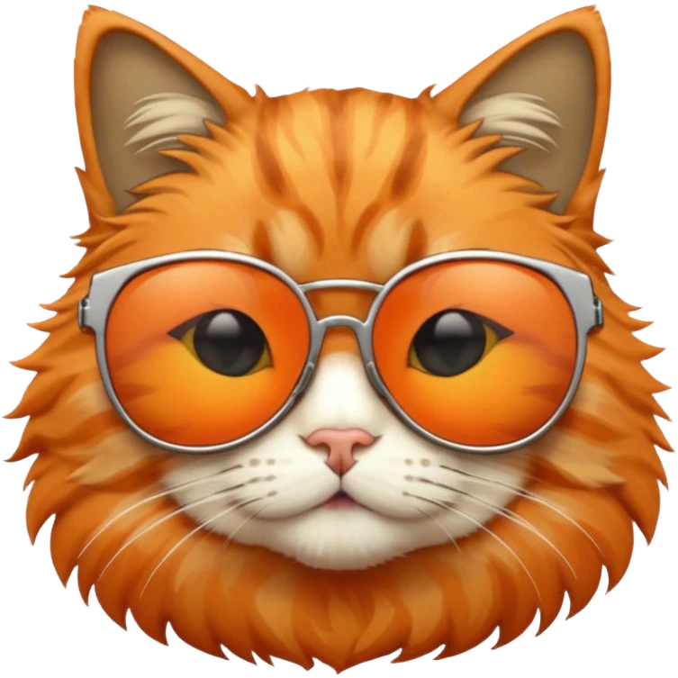 Cat wearing sunglasses emoji