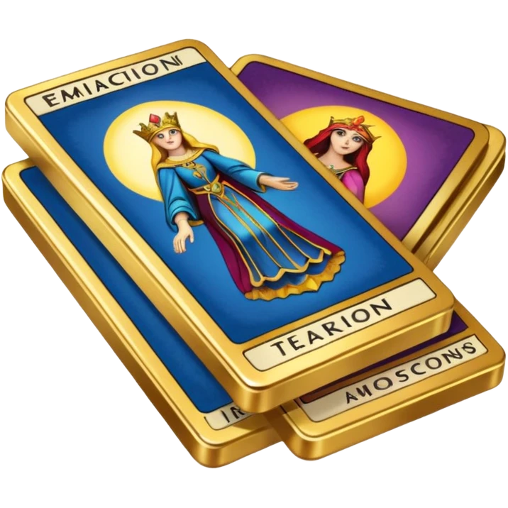 A stack of tarot cards emoji