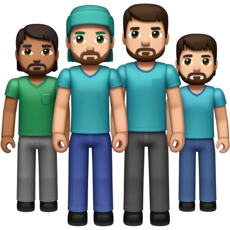 Minecraft tavuğunun üstüne binmiş Minecraft zombisi emoji