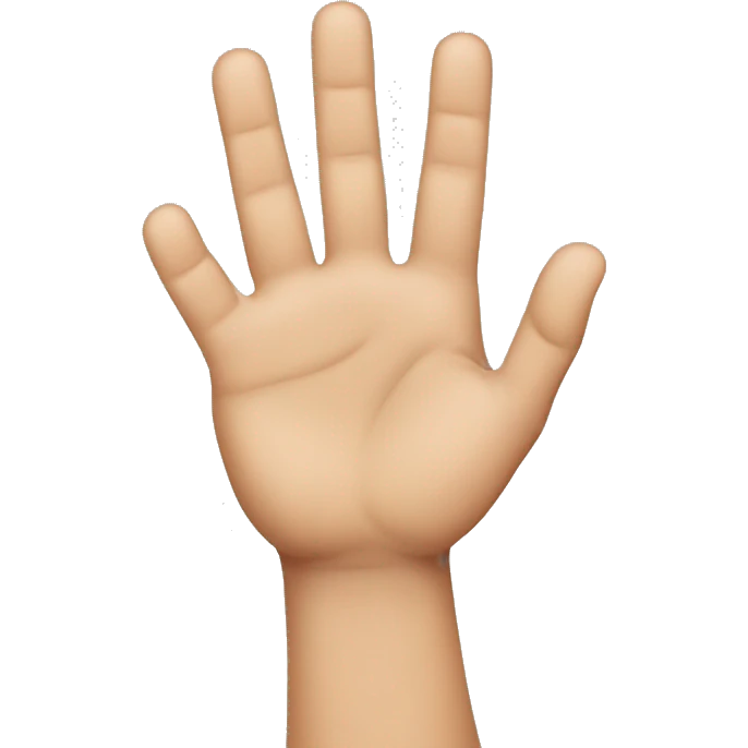 hand with 3rd and 4th finger crossed over each other emoji