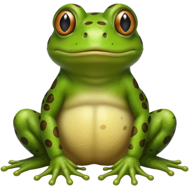 A cute frog and toad emoji