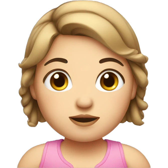 Chubby girl  emoji