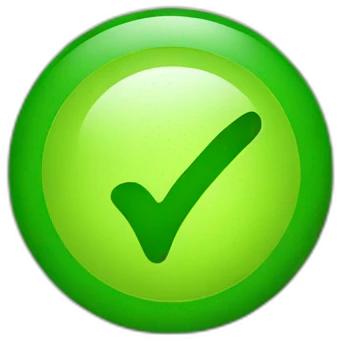 Green check mark emoji