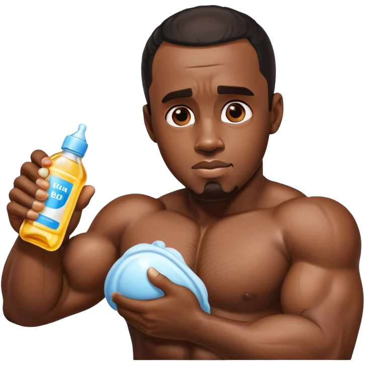 Diddy with baby oil  emoji