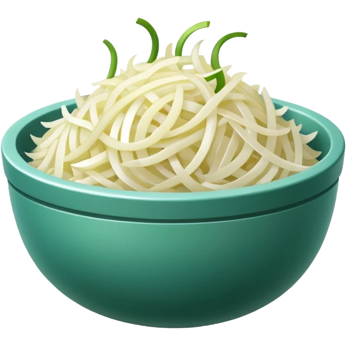 grated onion object icon, small bowl of grated onion, 3D cartoon, mobile game icon style, clean background, no text, no watermark
 emoji