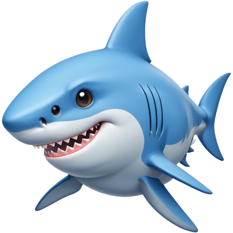 shark with a outfit emoji