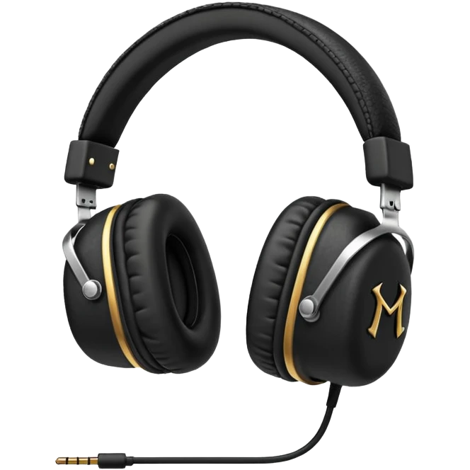 наушников  в стиле Marshall. emoji