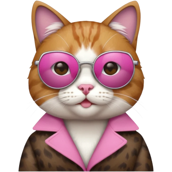 Cat wearing sunglasses emoji
