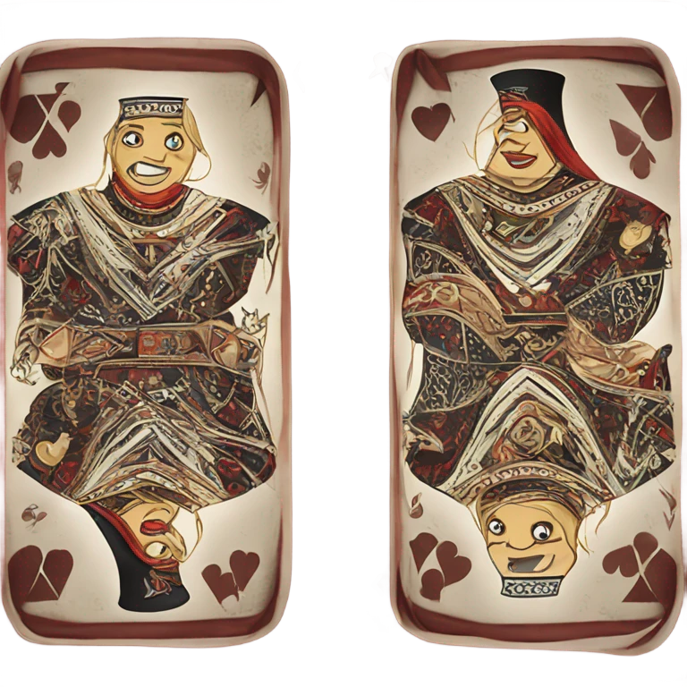 a pair of playing cards emoji