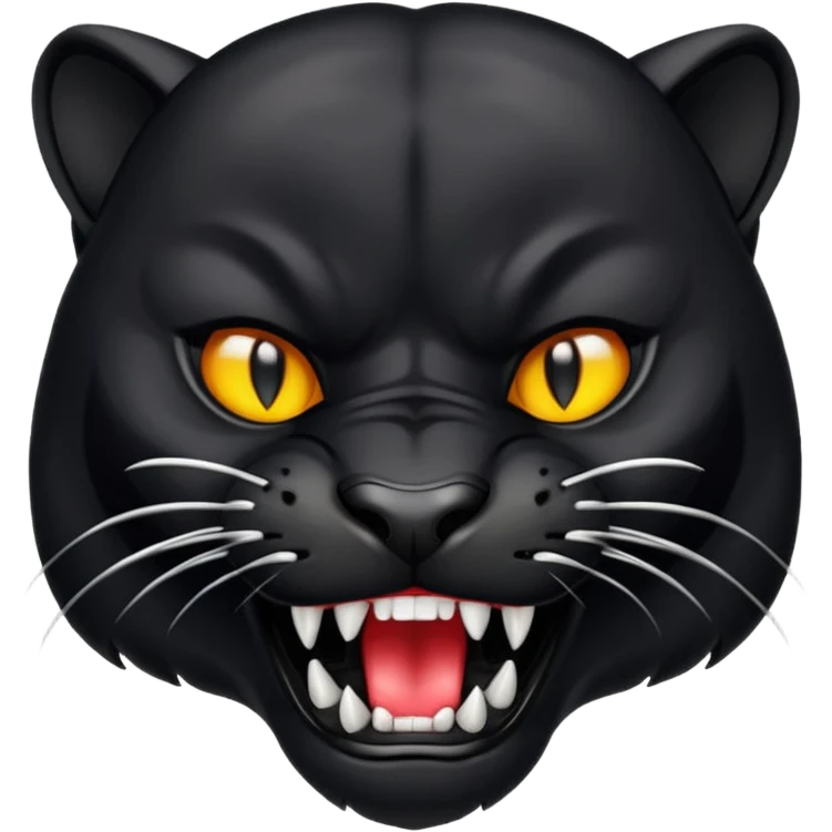 panther with fangs emoji