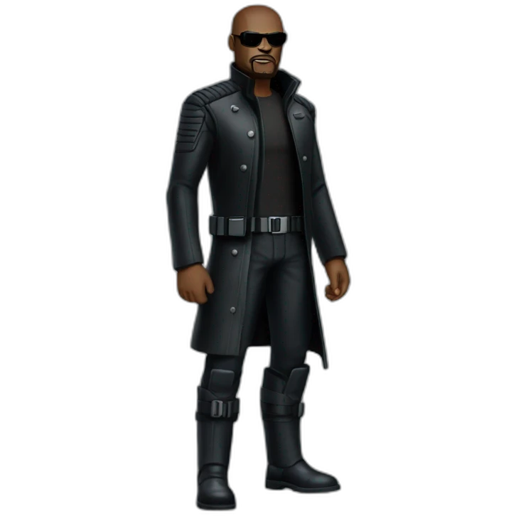 nick fury fullbody emoji