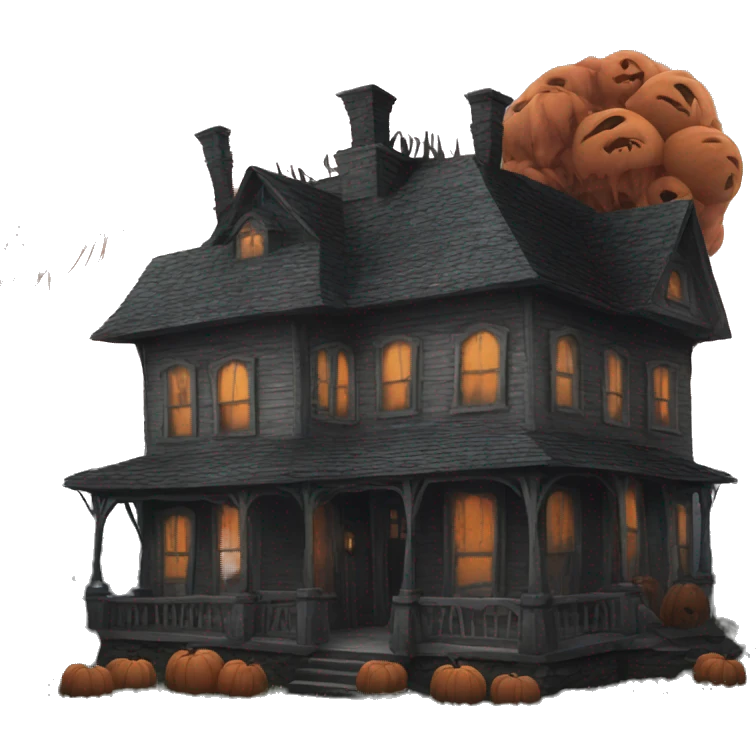 creepy house emoji