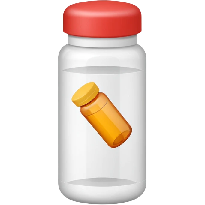 Pill bottle emoji