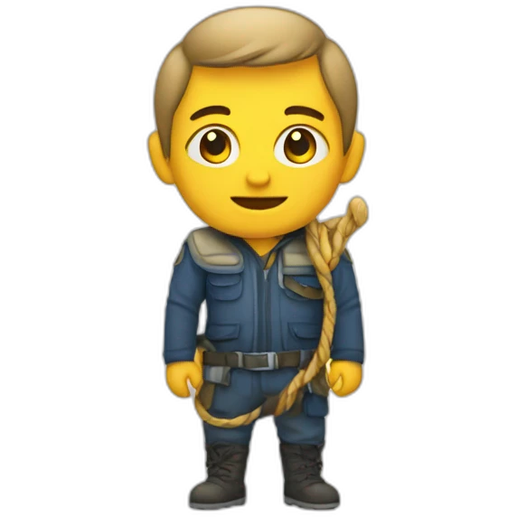 Zizi avec des poile emoji
