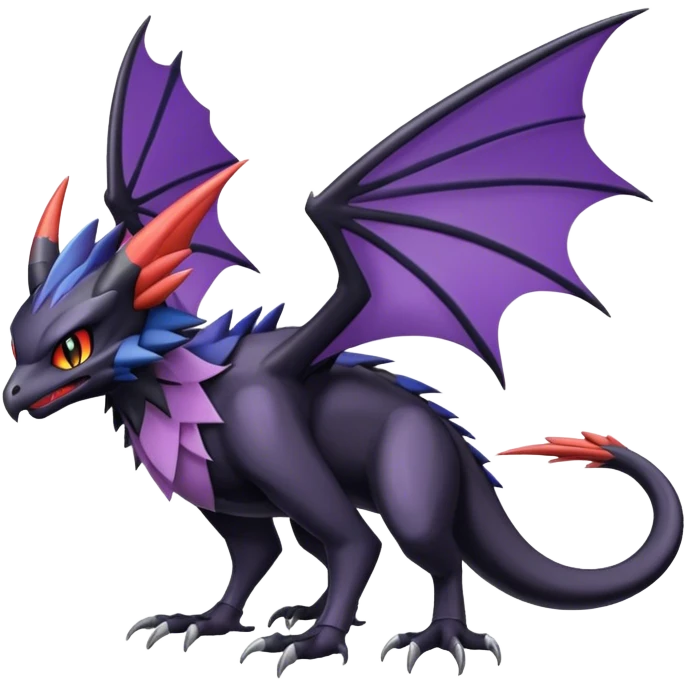 Noivern-Noibat-Nargacuga-hybrid full body emoji