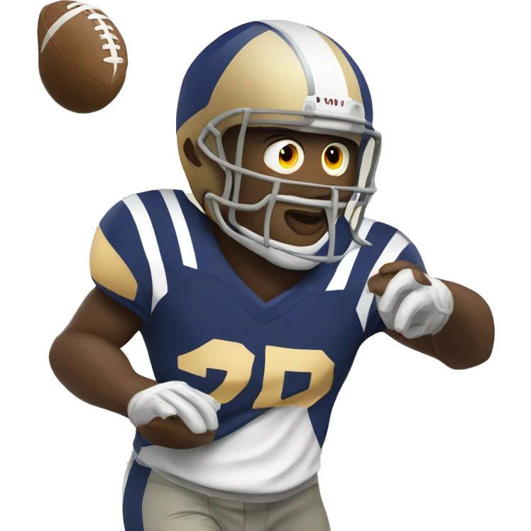 Football player with potato emoji