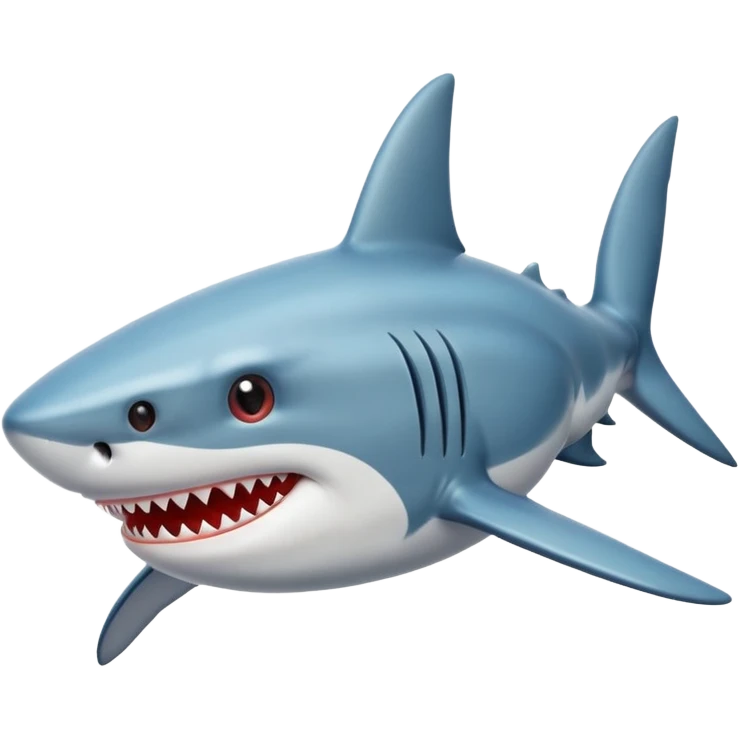 Shark funny emoji