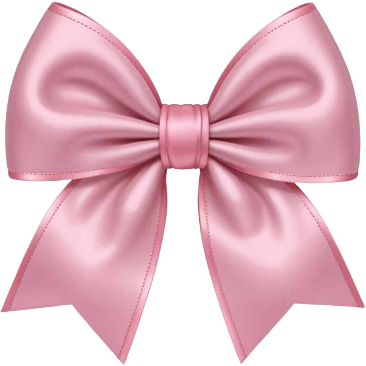 бантик нежно-розовый emoji
