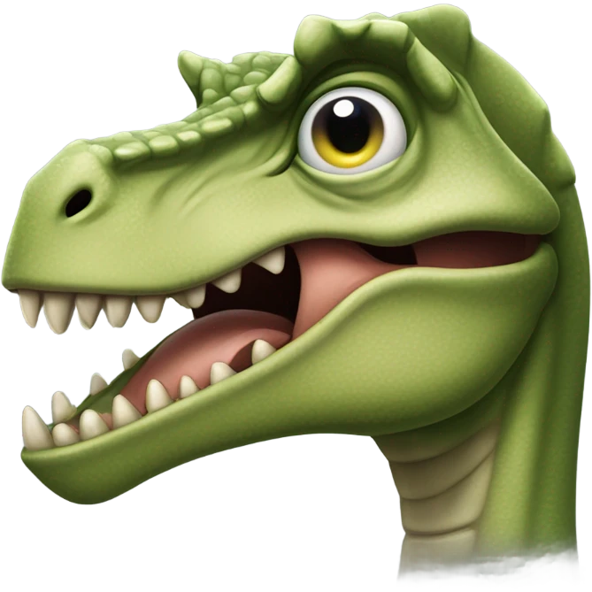 disgusted dinosaur  emoji