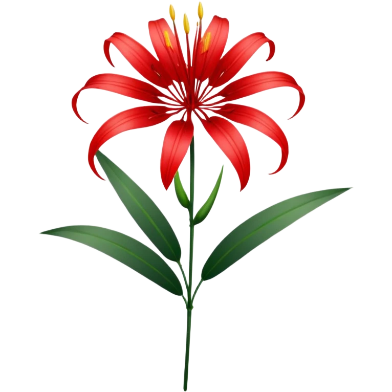 Red spider lily emoji