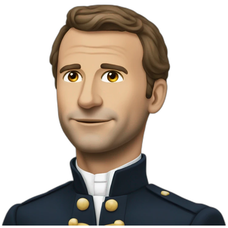 Macron qui pete emoji
