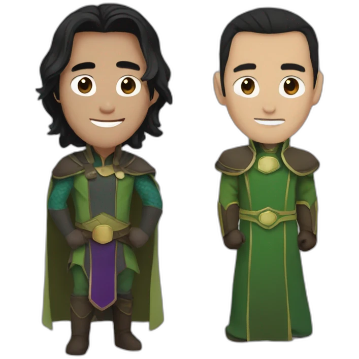 Kang and Loki emoji