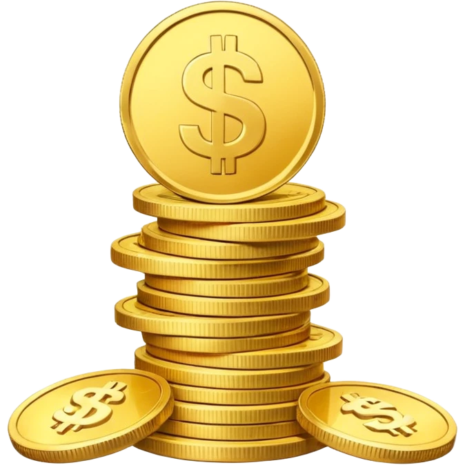 stack of coins emoji emoji