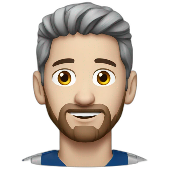 lionel messi gray emoji