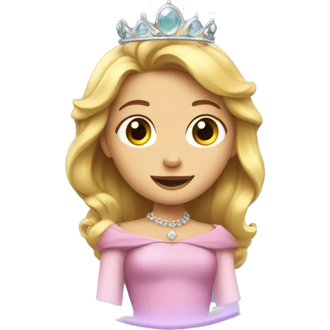 Princess inside a bubble emoji