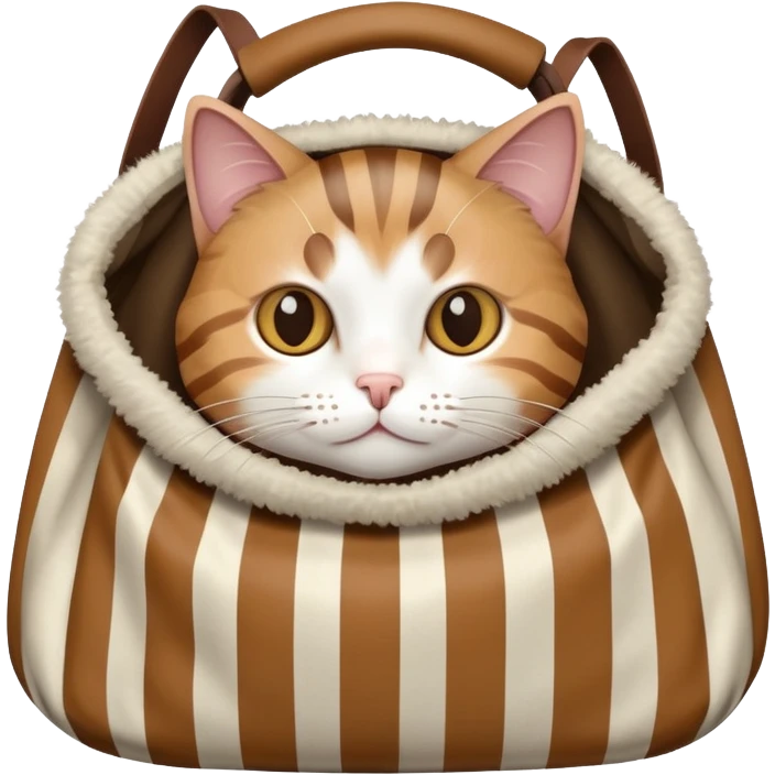 Cat in the bag emoji