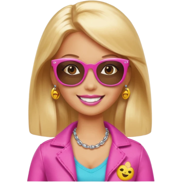 Emodji barbie emoji