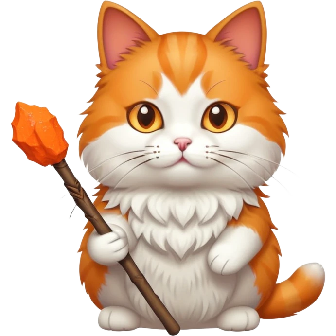 Cat holding a stick of dynamite  emoji