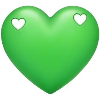 Green heart emoji